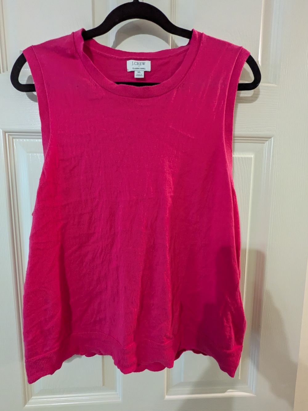 J. Crew Hot Pink Sleeveless Tank